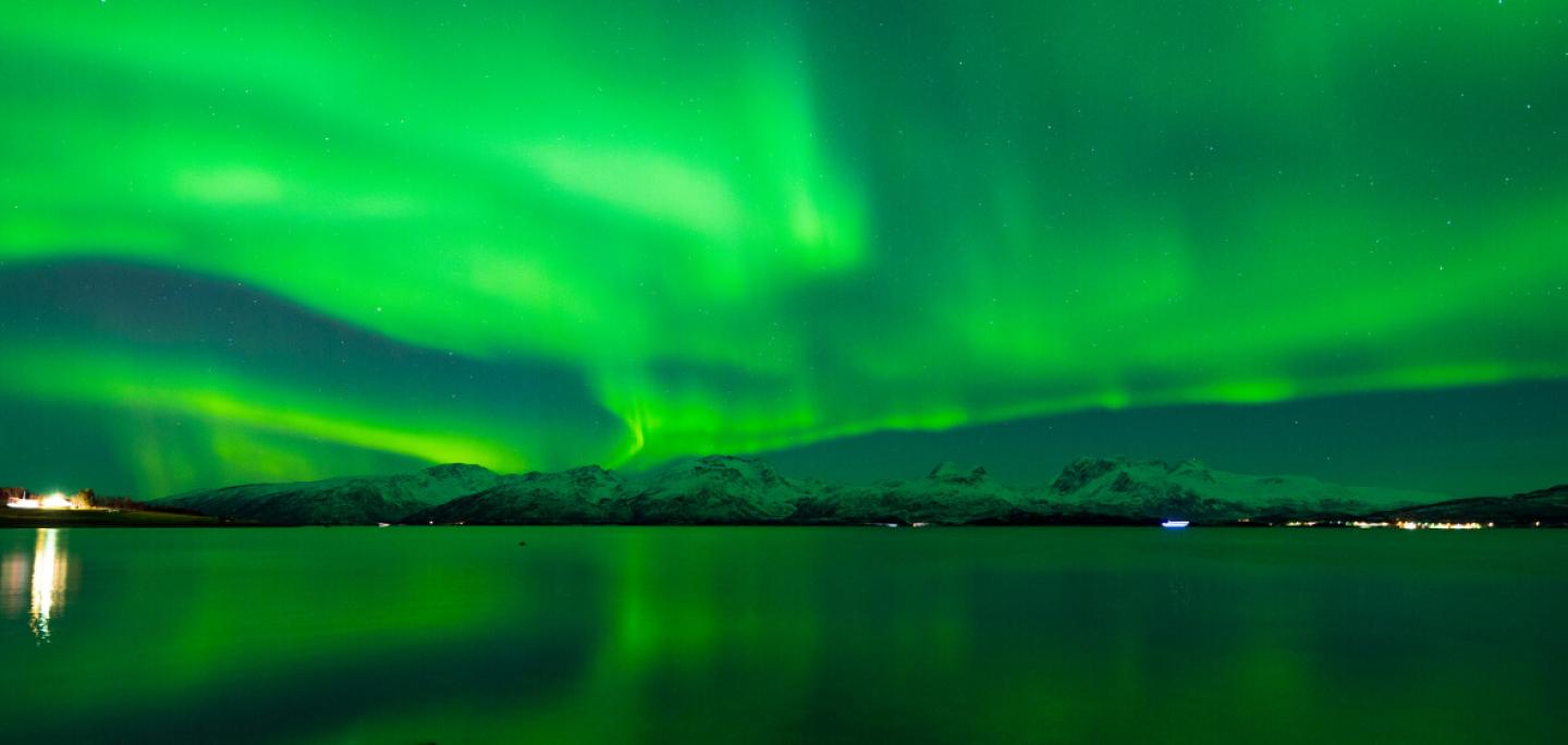 Northern lights in Tromsø, Northern Norway